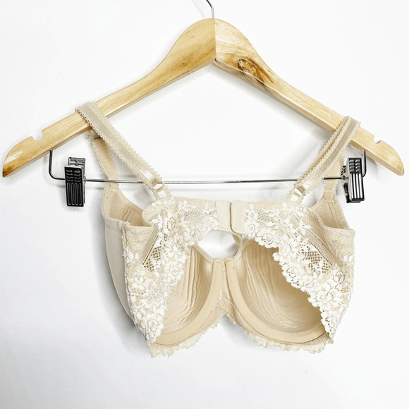 WACOAL Embrace Lace T-Shirt Bra Sand ivory underwire seamless 853191 womens 32DD - Picture 6 of 6
